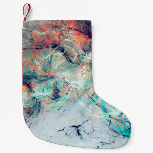 Helle künstlerische Splash. Abstrakte Malerei Kleiner Weihnachtsstrumpf