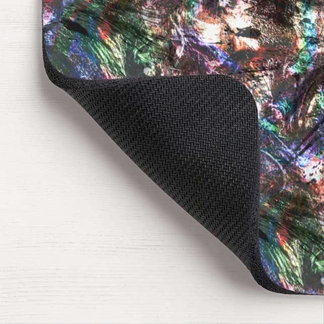Helle Kupferfarbe rustikale Textur, Rauigkeit Mousepad (Ecke)
