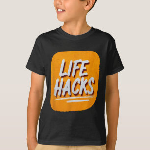 Helle Lebens-Hacks-Verkleidung für Erwachsene und  T-Shirt