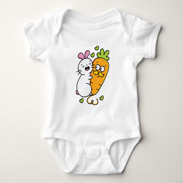 Helle Lieben Baby Strampler (Vorderseite)