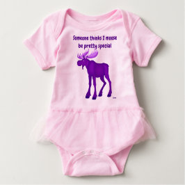 Helle Lila Elche - Tutu Bodysuit Baby T-shirt