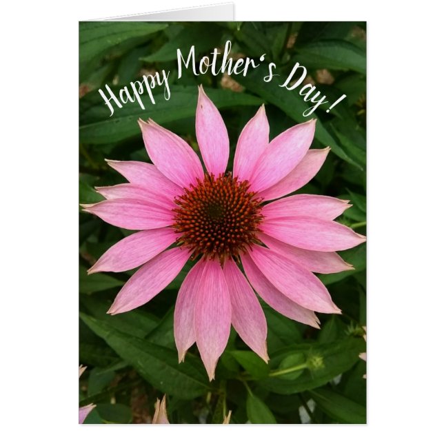 Helle Lila Muttertagskarte (Vorne)