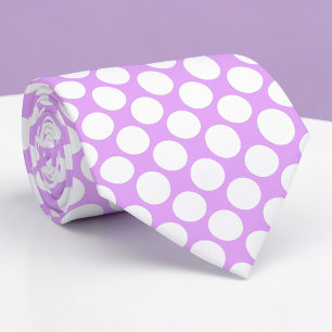 Helle lila Riesenpolka Punkte maßgeschneiderte Kra Krawatte