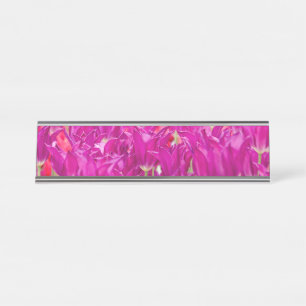 Helle Lila rosa Stellen Schreibtischnamensplakette