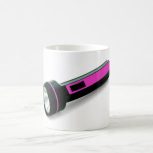 helle lila Taschenlampe Kaffeetasse