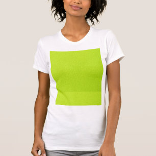 Helle Limone grüne Trendy Neonfarben T-Shirt
