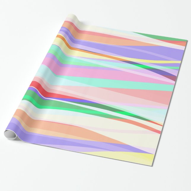 Helle Luftwellen Geschenkpapier (Ungerollt)