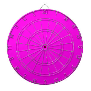 Helle Magenta Solid Color Dartscheibe