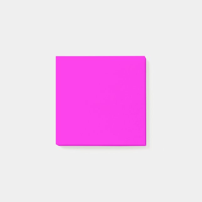  Helle Magenta (solide Farbe)  Post-it Klebezettel (Vorderseite)