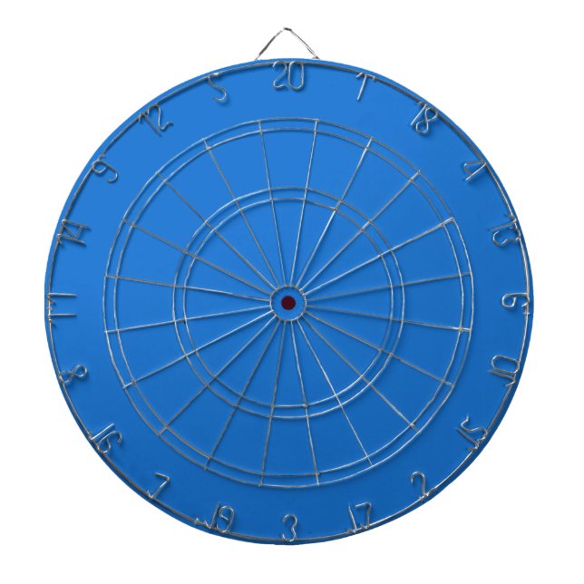 Helle Marine blau (Vollfarbe) Dartscheibe (vorne)