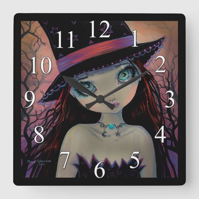 Helle Mit Augen Hexe Gothic Big Eye Uhr (Vorderseite)