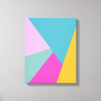 Helle moderne geometrische Formen Kunst | Aquamari