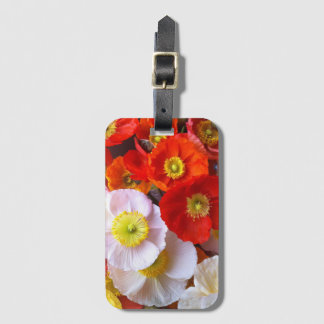 Helle Mohnblumen Gepäckanhänger