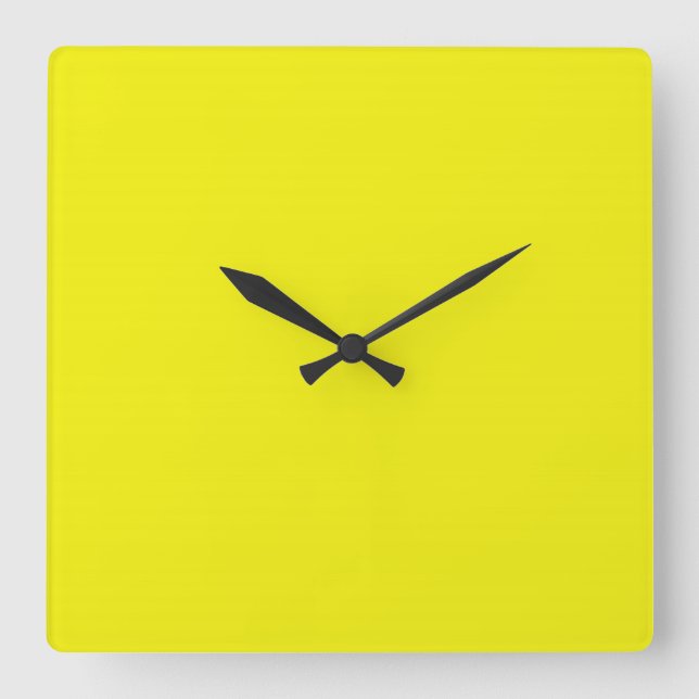Helle Neongelbe Uhr (Vorderseite)