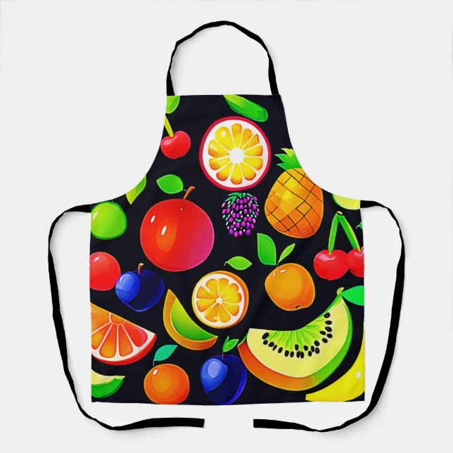 Helle Obstsammlung Schürze (Vorderseite)
