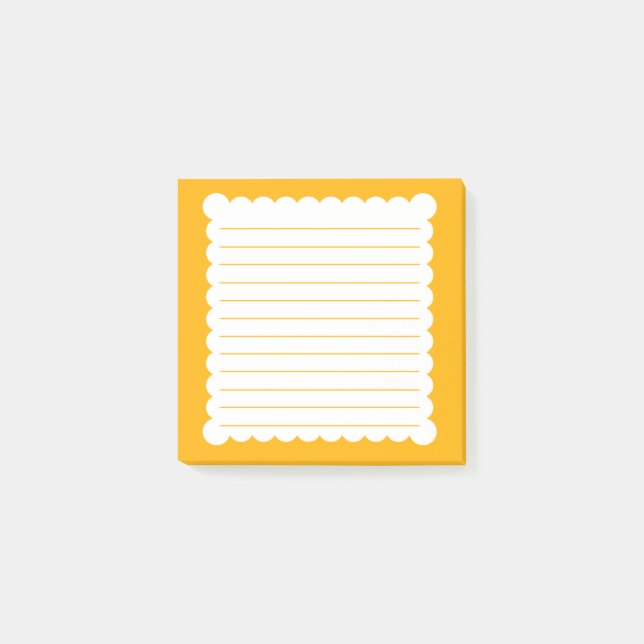 Helle Orange Post-it®-Hinweise Post-it Klebezettel (Vorderseite)