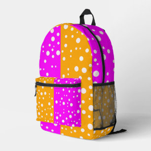 Helle Orange- und Rosa-Töne - Ästhetischer Farbblo Bedruckter Rucksack