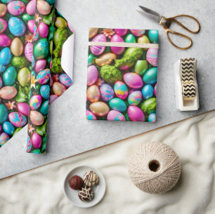 Helle Ostereier-Verpackungspapier. Erstaunlich! ~ Geschenkpapier