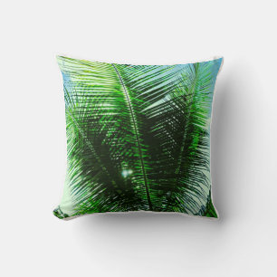 Helle Palm Throw Kissen