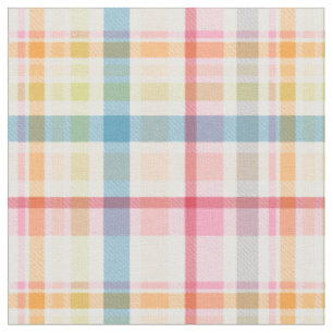 Helle Pastell-Karotierung mehrfarbiges Clan-Tartan Stoff
