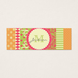 Helle Patchwork-artige, mehrgemusterte Ernennung