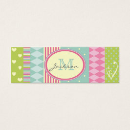 Helle Patchwork-artige, mehrgemusterte Ernennung