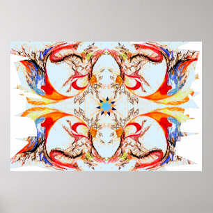 Helle Perspektive zeitgenössische Kunst Poster