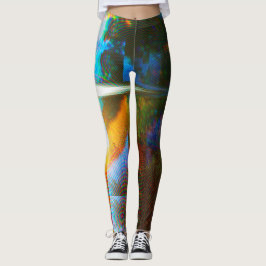 Helle Pfützen Leggings