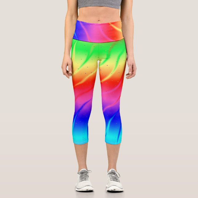 Helle Rainbow Capri Leggings (Vorderseite)