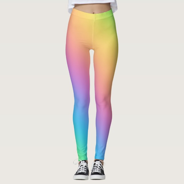 Helle Rainbow-Leggings Leggings (Vorderseite)