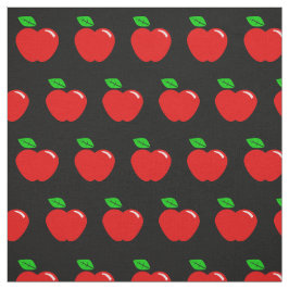 Helle Red Apple Polka Dots Stoff