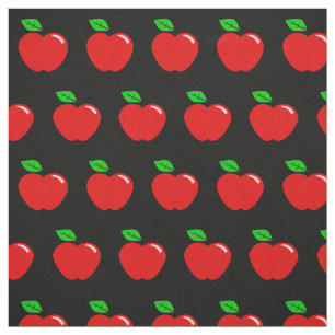 Helle Red Apple Polka Dots Stoff