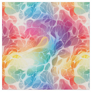 Helle Regenbogen-Abstraktion Stoff