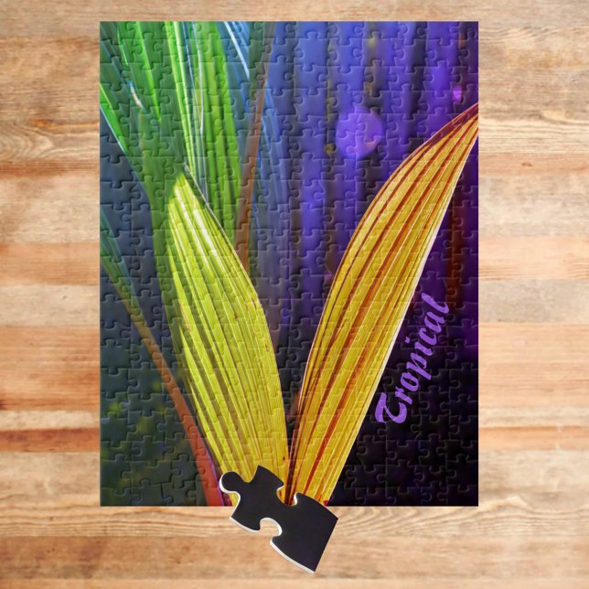 Helle Regenbogenfarben tropische Palmen (Von Creator hochgeladen)