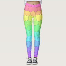 Helle Regenbogenskala Leggings