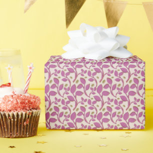 Helle Retro-Blumen-Nahtloses Muster Einwickelpapi Geschenkpapier