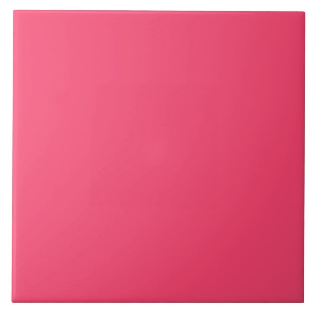 Helle Retro zeitgenössische rosa Farbe Fliese (Vorderseite)