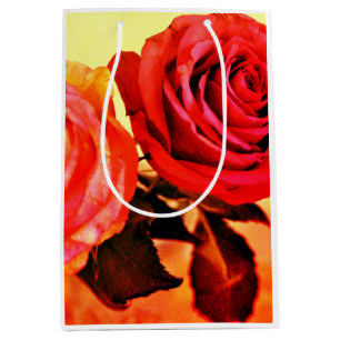 Helle Rose Mittlere Geschenktüte