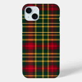 HELLE, ROTE GOLD-CHRISTMAS KARIERTES PATTER Case-Mate iPhone HÜLLE