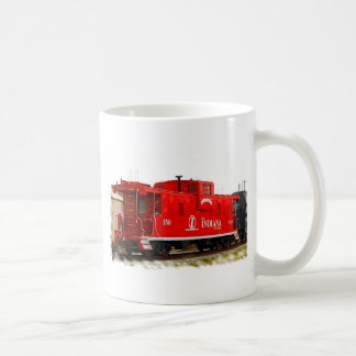 Helle rote Kombüse Kaffeetasse
