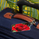 Helle Rote Rose Blume Schöne Blumenpracht Gepäckanhänger (Front Insitu 3)