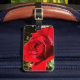 Helle Rote Rose Blume Schöne Blumenpracht Gepäckanhänger (Front Insitu 2)