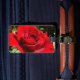 Helle Rote Rose Blume Schöne Blumenpracht Gepäckanhänger (Front Insitu 4)
