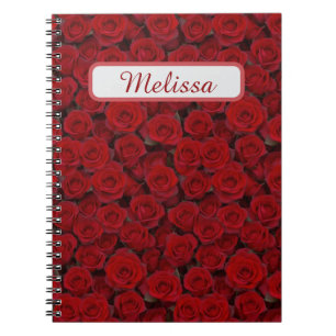 Helle Rote Rosen Notizblock