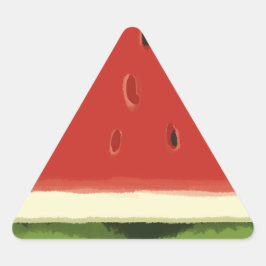 Helle Rote Wasserfarbe Wassermelone Aufkleber