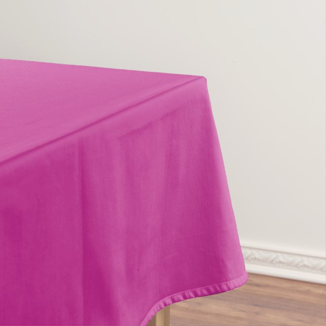 Helle Royal Fuchsia Rosa Farbe Tischdecke (Beispiel)