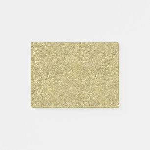 Helle Schimmer-GoldLeinwand Post-it Klebezettel