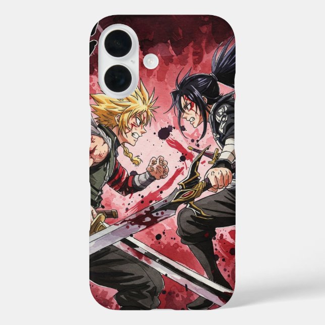 Helle Schlacht von Natasha Us iPhone 16 Hülle (Rückseite)