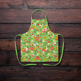 Helle, schöne Salatzutaten grün Schürze