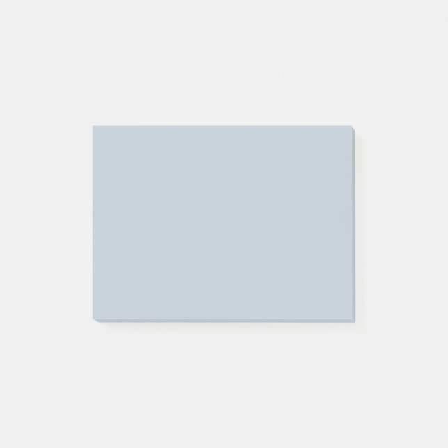 Helle Silber Blau Farbe Post-it Klebezettel (Vorderseite)